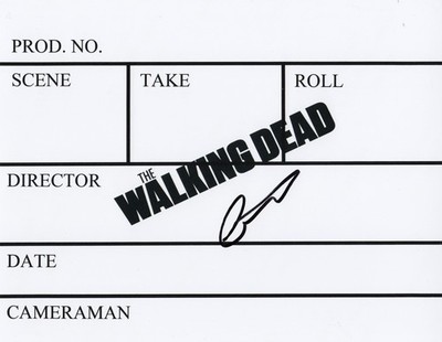The Walking Dead Austin Amelio signiertes 10x8 Clapper Board Foto SIEHE BEWEIS [3]