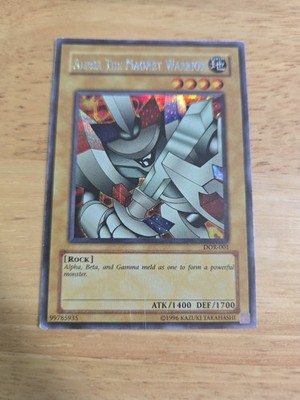 Alpha the Magnet Warrior DOR-001 Duelist of the Roses Unlimited