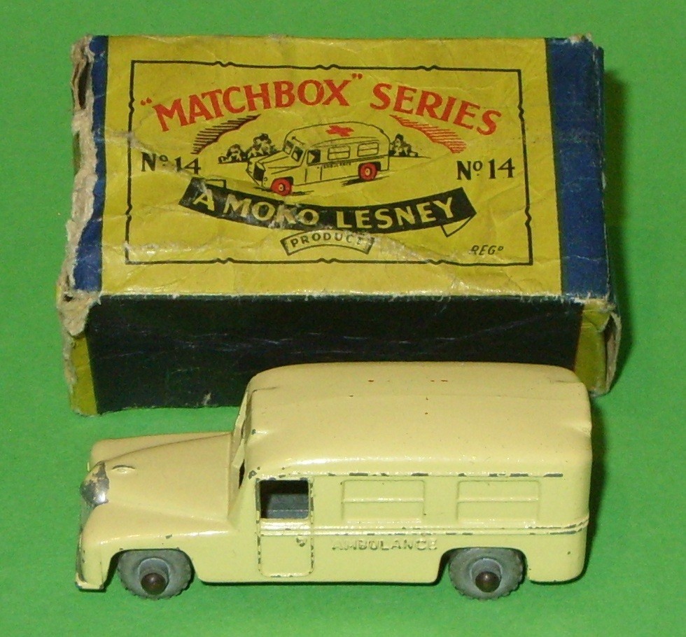 Matchbox 14a, Daimler Ambulance - Free Price Guide & Review
