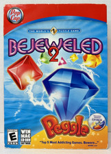 Bejeweled 2 WIN MAC CD-Rom Software PC Game 2007 Pop Cap Brand New w/Slip Cover