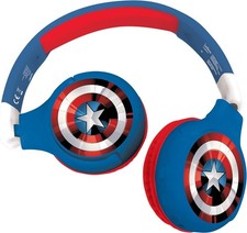 Kids Bluetooth Headphones 2 in 1 Wired Wireless Avengers Design Limited Volum...