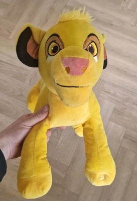 Disney König der Löwen Simba Plüschtier mit Sounds - gelb 50 cm - funktionstüchtig