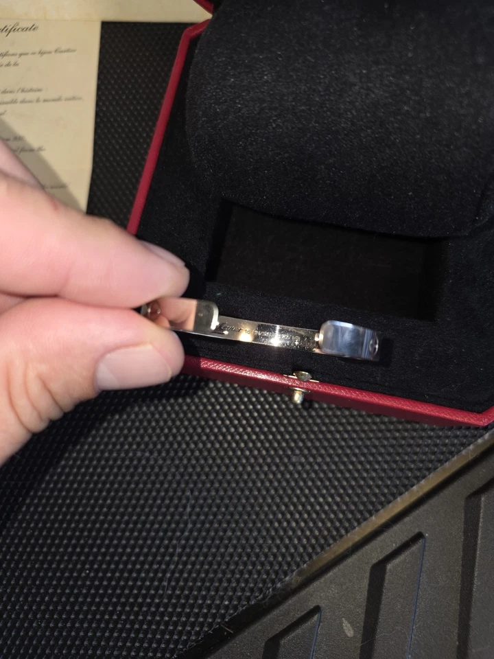 Браслет-манжета Cartier из белого золота - Изображение 2 из 4