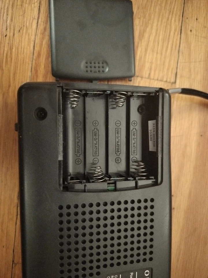 Reproductor grabadora de cinta de casete Radio Shack Optimus CTR-116 de colección probado en VOX Foto 4 de 4