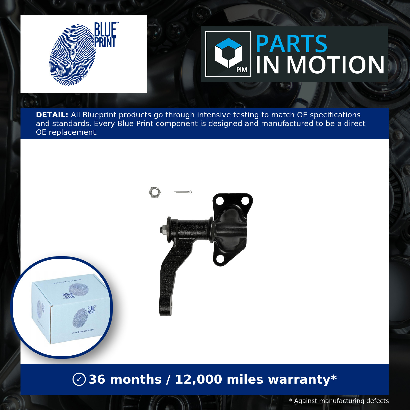 Idler Pitman Steering Arm ADN187113 Blue Print D8530VK90B 485302S600 485302S625