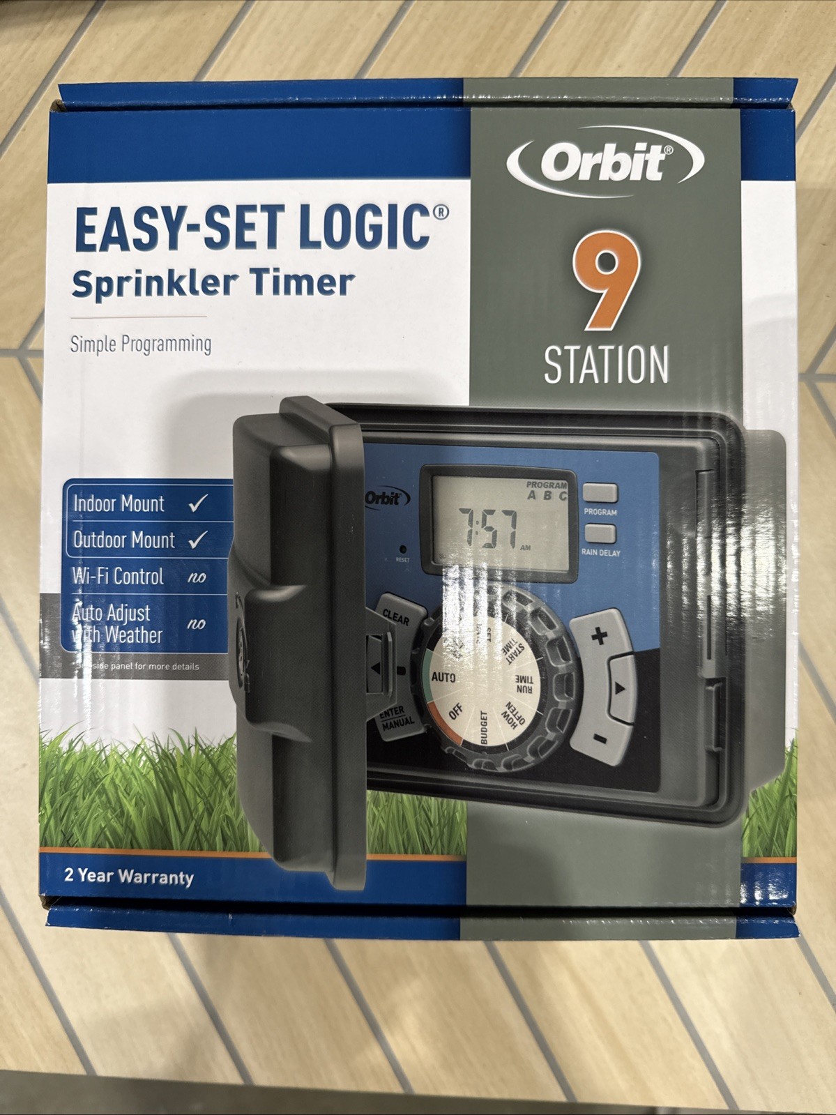 Orbit 27999 9-Station Indoor/Outdoor Irrigation Timer Sprink