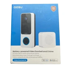 AOSU Battery-Powered Video DoorBell and Chime