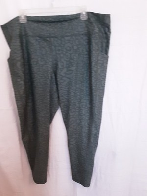 New TEK GEAR 3xl STRAIGHT MIDRISE Women's stretch, joggers PANTS Gator Green 