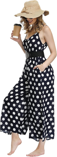 Women'S V Neck Floral Maxi Dress Boho Printed Adjustable Spaghetti Strap Ethnic - Picture 8 of 12