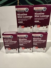 Nicotine Mini Lozenge Cherry Ice Flavor 4mg 20Ct Walgreens 5 Packs READ FOR EXP