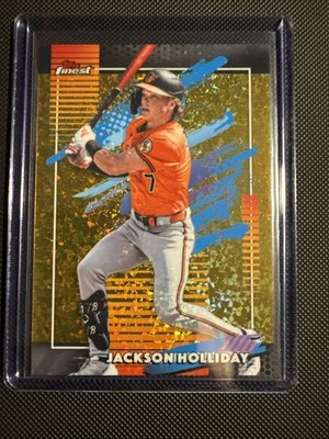 2026 Topps Finest - Jackson Holliday Gold Mini Diamond /50 UNCOMMON #104 Orioles