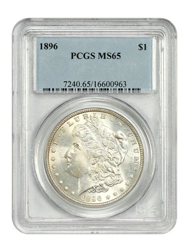 1896 Morgan Silver Dollar PCGS MS65🔥GEM🔥 Philadelphia Mint USA Collector Coin