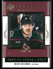 Milos Kelemen 2023-24 Upper Deck Honor Roll Arizona Coyotes #HR48