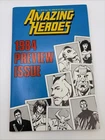 AMAZING HEROES #39 1ST SPIDER-MAN BLACK COSTUME CONCEPT ART  CGC 8.5 White Pages