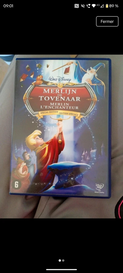 Disney Merlin l'enchanteur DVD Animation Édition spéciale 7 75979 9 - Photo 1/2