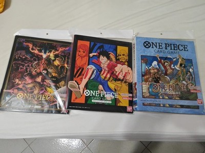 ONE PIECE Card Game 9 Pocket Binder Ver 1.2.3 Complete Set Bandai Limited 2022