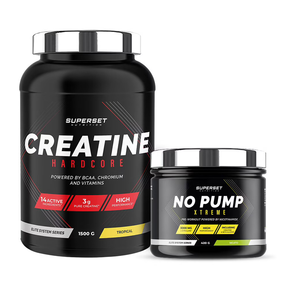 Programme Volume et Force Créatine Hardcore de 500g pour maximiser la puissance musculaire