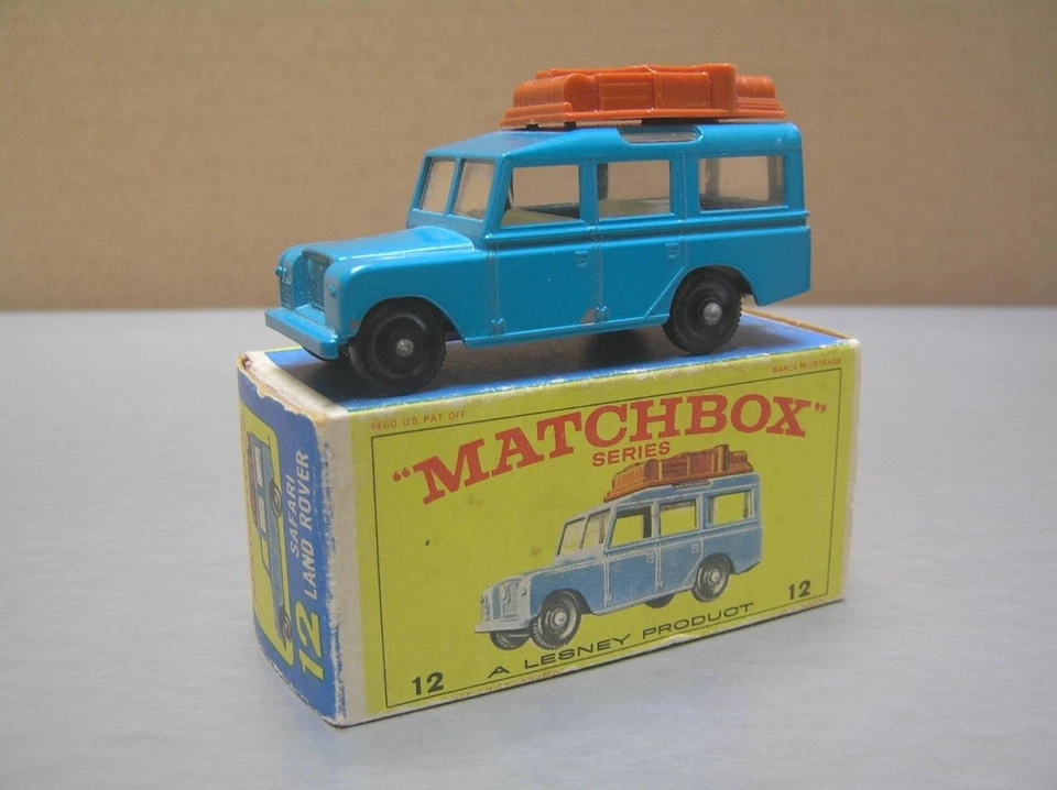 Matchbox Regular Wheels #12 Land Rover Safari Lesney England NMIB - Image 2 of 4
