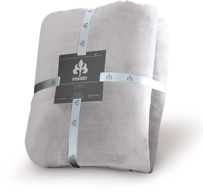 Irisette Microfaser Kuscheldecke Uni Relax 8900 Tagesdecke