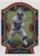 2020 Panini Select Concourse Red Prizm Die-Cut Jordan Fuller #75 1u6