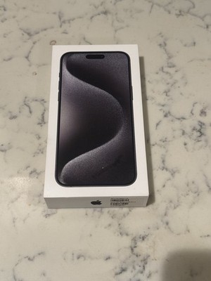 iPhone 15 Pro Max Black Titanium 256 MB **Box And Cable Only**