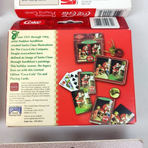 Coca-Cola Playing Cards Tins 1993–1999 Lot (7) Full Collector Series 1–7 - Picture 14 of 24
