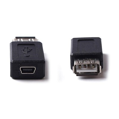 Simple Design New USB 2.0 Female to Mini USB Female Converter Adapter Plug