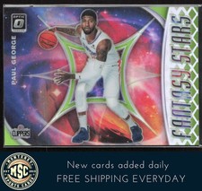 Paul George 2019-20 Donruss Optic Fantasy Stars Lime Green #6 /149 Clippers