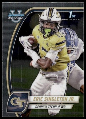 2024 Bowman University Chrome #71 Eric Singleton Jr.