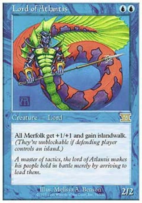 MTG English Lord of Atlantis NM Normal Classic 6th Edition