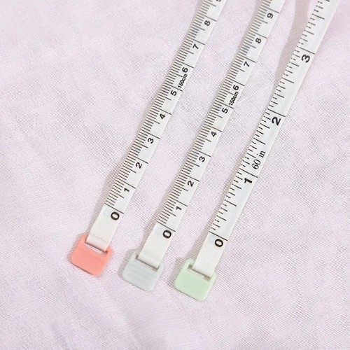 2 Pack 1.5m Small Tape Measure Portable Student Soft Leather Three Measurement - Picture 2 of 21