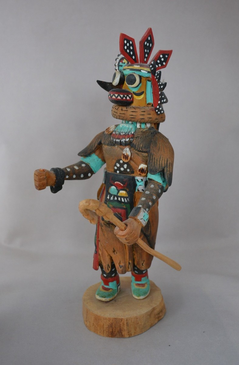 Vintage Hopi Kachina - Albert Silas - 13" Tall  - Signed View 6
