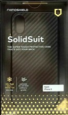 RhinoShield SolidSuit Case for iPhone X Carbo...
