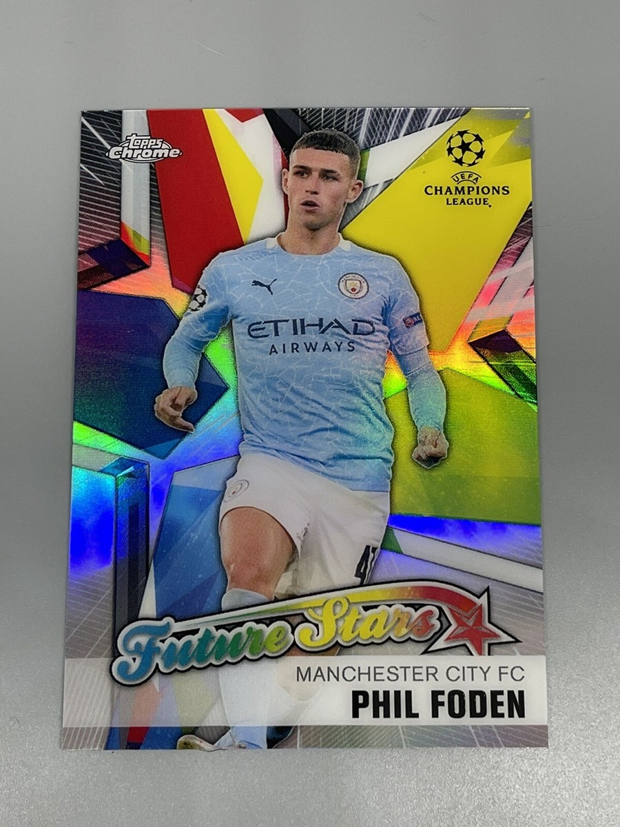 2020 Phil Foden Topps Chrome Speckle
