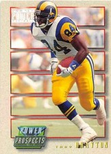 TROY DRAYTON 1993 PRO SET POWER UPDATE PROSPECTS #28 RC LA RAMS  (BOX 4 ID:14002
