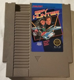 Vintage Spy Hunter - Nintendo NES Game Authentic Tested Working Gamer