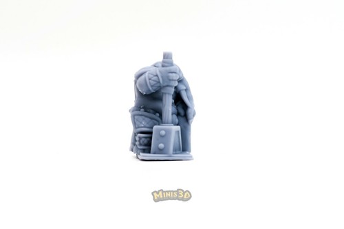 Loxodon - Druid Warrior Wizard - HQ- Minis3D - Imagen 17 de 26