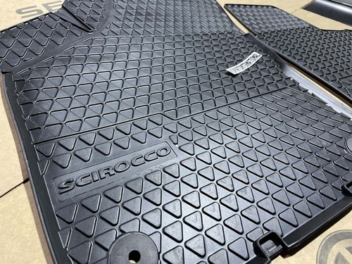 VW Scirocco MK3 R Front Rubber Foot Mats All Weather Summer Winter Rain or Shine - Picture 7 of 11