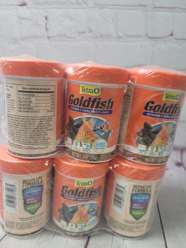 Tetra Goldfish Food ▪︎Vitamin C Enriched Flakes▪︎Lot Of 10 Canisters - Picture 2 of 3