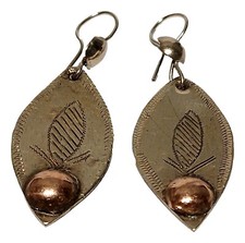 Handmade African Ethnic Berber Tuareg Earrings Tribal African Artisan Jewelry