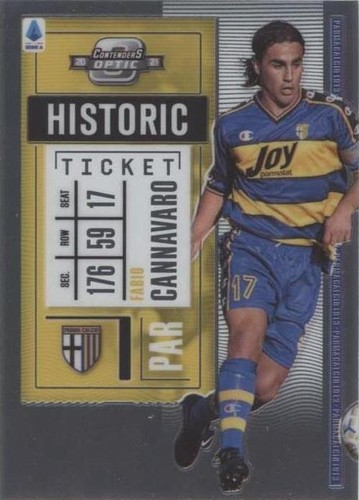 2018-19 Immaculate Italy Fabio Cannavaro milestones Auto 3/10 No
