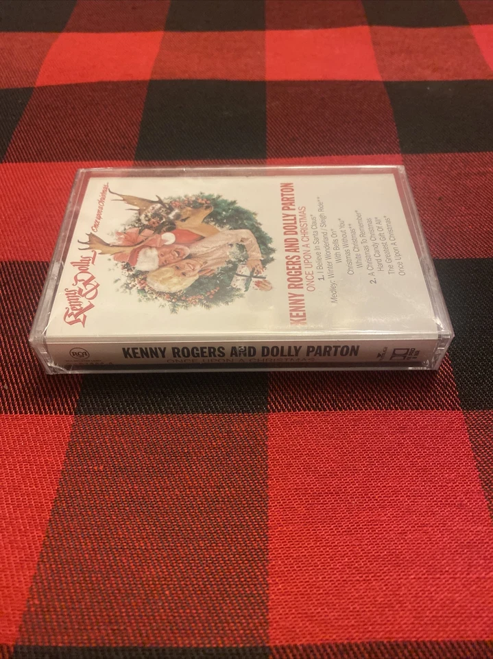 SEALED Brand New! Once Upon a Christmas Dolly Parton/Kenny Rogers Cassette Rare - Image 2 of 4