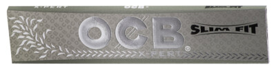 10 Heftchen OCB X-Pert Slim Fit, ultra-dünne KS Slim Blättchen aus Frankreich