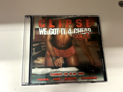 CLINTON SPARKS THE CLIPSE PUSHA T MALICE WE GOT IT 4 CHEAP VOL 1 MIXTAPE MIX CD