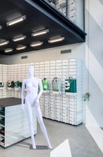 FCC4White abstrakt weibliche Schaufensterpuppe weiß in Matt Kopf mannequin Frau