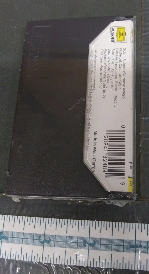 Adagio Albinoni, Pachelbel, Rameau, Bach, Badineri Cassette NEW - Image 2 of 3