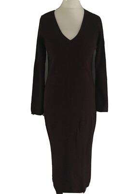 Pretty Lavish Kleid XL Braun Strickkleid Viskose Strick Neu 44/46/48/50 Curvy