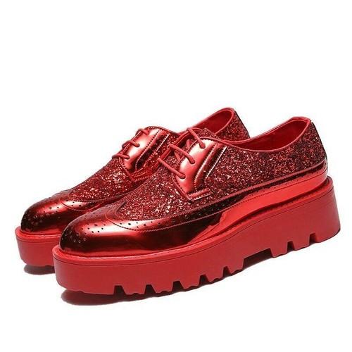 Sequins Bling Oxford Breathable Brogues 