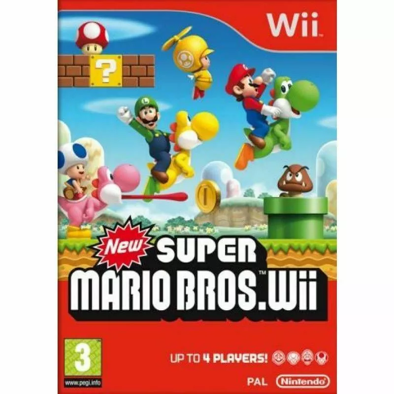 Wii New Super Mario Bros. Wii FREE Shipping