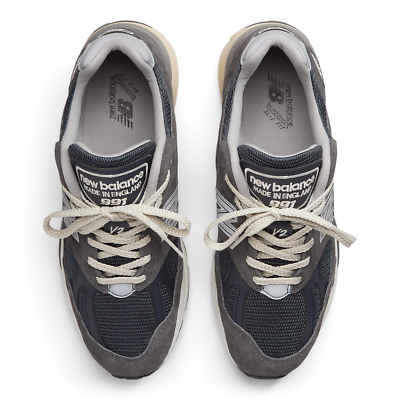 New Balance 991V2 Gray Navy width D U991GG2 Men's Size | eBay